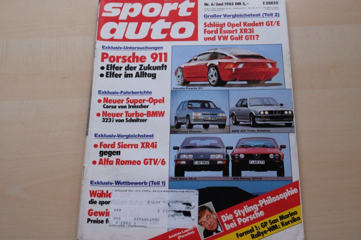 Deckblatt Sport Auto (06/1983)